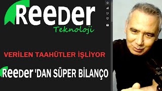 Reeder Teknoloji 2023 Net Dönem Karını Açıkladı  Hedef olarak 728 Milyon Göstermişti [upl. by Surazal]