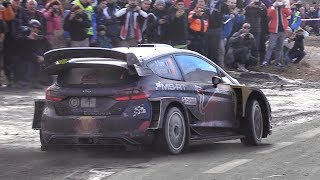 WRC Rally Monte Carlo 2018 Saturday Action  Maximum Attack Speed Sliding amp More [upl. by Sivla]