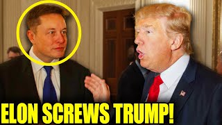 Elon SCREWS Trump After Secret Plan Gets EXPOSED In WORST Way [upl. by Elocal21]