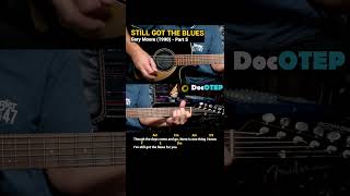 Still Got The Blues  Gary Moore 1990  Easy Guitar Chords Tutorial with Lyrics Part 5 REELS [upl. by Aicilic]