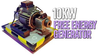 10KW Free Power Generator With Microwave Parts  Liberty Engine 30  100 REAL [upl. by Kile]