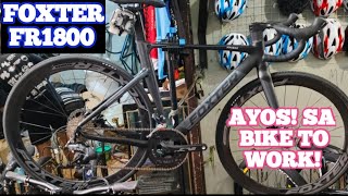 FOXTER FR1800 ROAD BIKE BIKE CHECK ni BAYAW [upl. by Suchta]