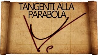 Rette Tangenti alla Parabola [upl. by Denney]