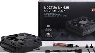 Noctua NHL9i chromaxBlack LowProfile CPU Cooler for Intel LGA115x Black [upl. by Nyraf247]