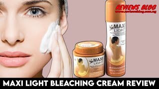 Maxi Light Bleaching Cream Find Out If Its a Bleaching Lotion amp Know The Side Effects [upl. by Godfree]