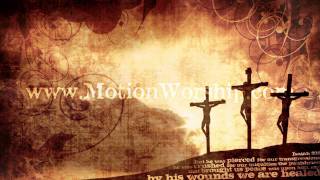 Crucifixion Scripture Crosses HD Worship Motion Background [upl. by Odetta]