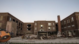 Manistee Michigan  The Old Kennedy ElementaryPublic School  GuideWalkaround Before Its Gone [upl. by Deeraf]