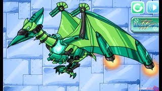 Dinossauro Robô Pterodáctilo Verde  Jogo de Dinossauro Transformers Dino Robot Dinossauro Desenho [upl. by Nike162]