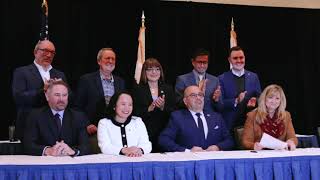 California Conservation Agreements Signing Ceremony [upl. by Gilligan]