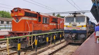 Coimbatore to Erode by Intercity Express  Kongu Express with Twin Kazipet ALCos on Cauvery River [upl. by Ttennej]