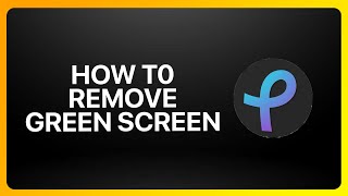 How To Remove Green Screen With Pixlr Tutorial [upl. by Haukom]