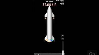 Starship lookalike to moon spaceflightsimulator space trending trendingshorts india spacex [upl. by Puna]