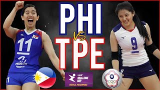 PHILIPPINES vs CHINESE TAIPEI  AVC 2024 Asian Women Volleyball Challenge Cup Live Scoreboard [upl. by Aihpledalihp]