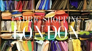 My 3 Favorite Fabric Shops on Goldhawk Road London [upl. by Acnalb]