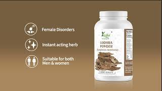 Benefits of Lodhra Powder  Yuvika Herbs [upl. by Alebasi]