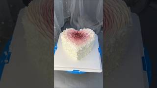 Rose petal cake design full tutorial cakedecorating shorts [upl. by Yusuk3]