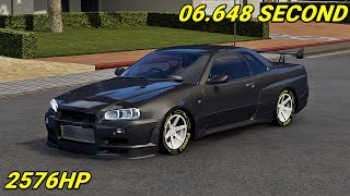 2576HP NISSAN SKYLINE GTR R34 DRAG TUNE IN CPM2  CAR PARKING MULTIPLAYER 2 NEW UPDATE [upl. by Aurelie]