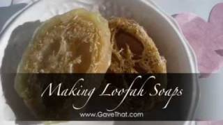 How To Make Loofah Soap  Easy DIY Tutorial [upl. by Eirrok806]