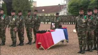 Honneurs militaires au caporalchef Fradet [upl. by Atcliffe]