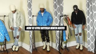 HOW TO STYLE BOTTEGA VENETA BOOTS  THEEBROZAY [upl. by Nylirac]