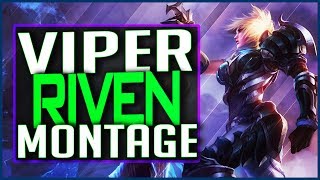 Riven quotViperquot Montage  Best RIVEN Plays  League of Legends [upl. by Adamsun758]