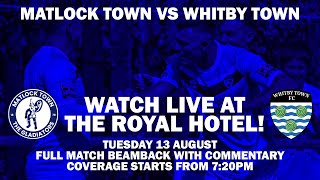 LIVE  Matlock Town vs Whitby Town [upl. by Airol467]