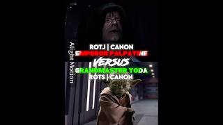 Palpatine vs Yoda [upl. by Ellehsad]