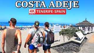 TENERIFE  COSTA ADEJE  Take a look at the Current Situation ☀️ 4K Walk ● August 2024 [upl. by Leber12]