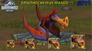 Ornithocheirus Maxed  Jurassic World The Game  EP 511 [upl. by Amorete]