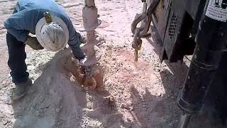 Setting Anchors in Loco Hills NM on an oil rig [upl. by Ciro561]