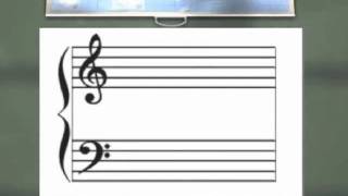 Beginner Pitch  Grand Staff Middle C Treble Clef Bass Clef [upl. by Dodson]