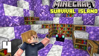 Minecraft The Enchanting Geode  Survival Island 117 [upl. by Asor]