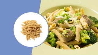 Koolhydraatarme Penne van Ciao Carb Met Parmezaanse Kaas en Worst  Diner  Recept  Protiplan [upl. by Biron]