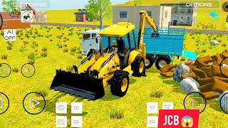 INDIAN JCB 😱 AND TRUCK GAMEPLAY  NEW INDIA TRUCK AND JCB GAME 2024  JCB NEW GAMEPLAY [upl. by Jochbed780]