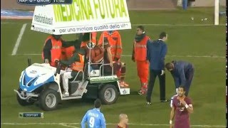 Strootman injury  Strootman infortunio [upl. by Ecirbaf]