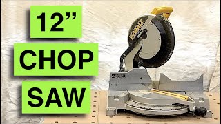 HOW TO USE the Dewalt 15Amp 12quot Single Bevel Compound Miter Saw DWS715  Review [upl. by Dulcinea]