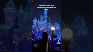 Disneyland filmed the Christmas Day special yesterday and transformed the castle to Christmas for it [upl. by Einial]