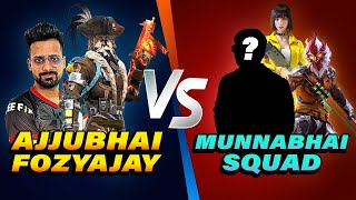 AJJUBHAI FOZYAJAY VS MUNNABHAI SQUAD  FREE FIRE HIGHLIGHTS [upl. by Takeshi]