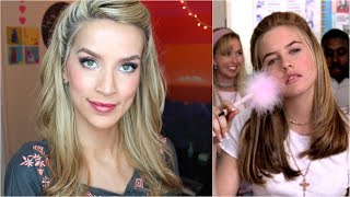 HAIR TUTORIAL Easy Half Up Clueless Inspired  LeighAnnSays [upl. by Andrea]