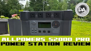 AllPowers S2000 Pro Power Station Review  2400W Output  30A RV Plug [upl. by Olbap]