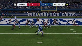 Madden NFL 23 Colts Vs Buccaneers 1st half Online Head 2 Head Multiplayer Gameplay [upl. by Eirol]