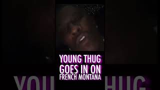 Young Thug has a response for French Montana comparing his catalogue to Kendrick Lamar ☠️ [upl. by Taite702]