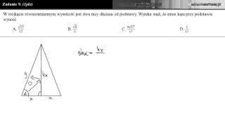 Zadanie 9  Matura próbna 21112012 [upl. by Aksehcnarf484]