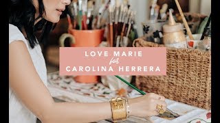 HOW I PAINT MY BAGS LOVE MARIE FOR CAROLINA HERRERA  Heart Evangelista [upl. by Kieffer181]