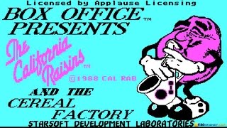 The California Raisins gameplay PC Game 1988 [upl. by Nalyac819]