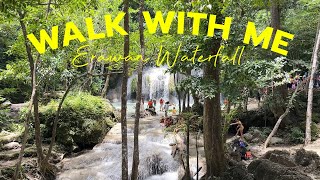 Thailand National Park  Erawan waterfall  7 level of heaven on earth [upl. by Shyamal946]