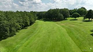 Golf De Bitche drone aerial video A Hole02 [upl. by Atekin]