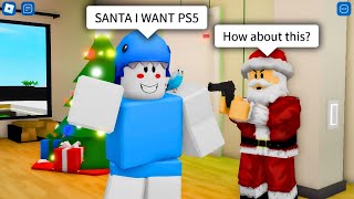 ROBLOX Brookhaven 🏡RP FUNNY MOMENTS CHRISTMAS 🎄 [upl. by Damek879]