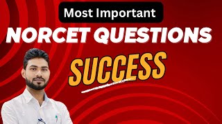 Most Important NORCET Exam Questions  Nursing Exam Questions [upl. by Yleve710]