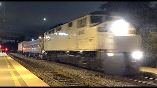 Metrolink FRA Test Train in San Diego with K5LA Horn [upl. by Analem]